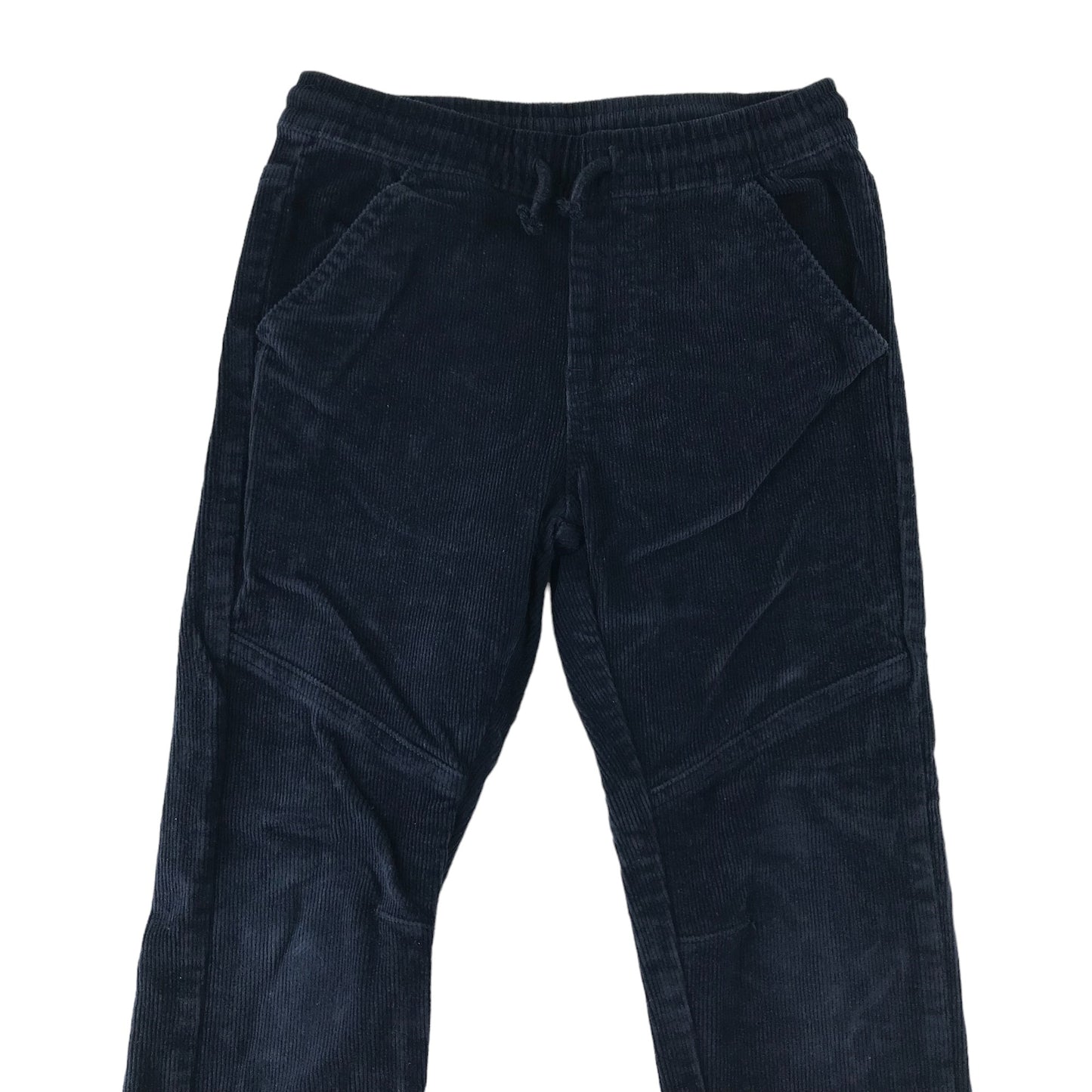 Tu trousers 6-7 years Navy plain corduroy pull on