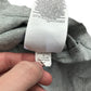 Nike t-shirt adult M grey plain with white centred logo cotton