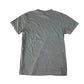 Nike t-shirt adult M grey plain with white centred logo cotton