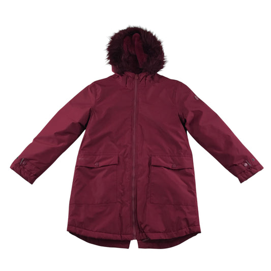 Regatta jacket 11-12 years burgundy parka fluffy and warm lining