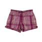 GAP shorts 11-12 years pink checked cotton