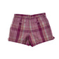 GAP shorts 11-12 years pink checked cotton
