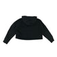 Puma Hoodie Age 7 Black Cropped Pink Logo