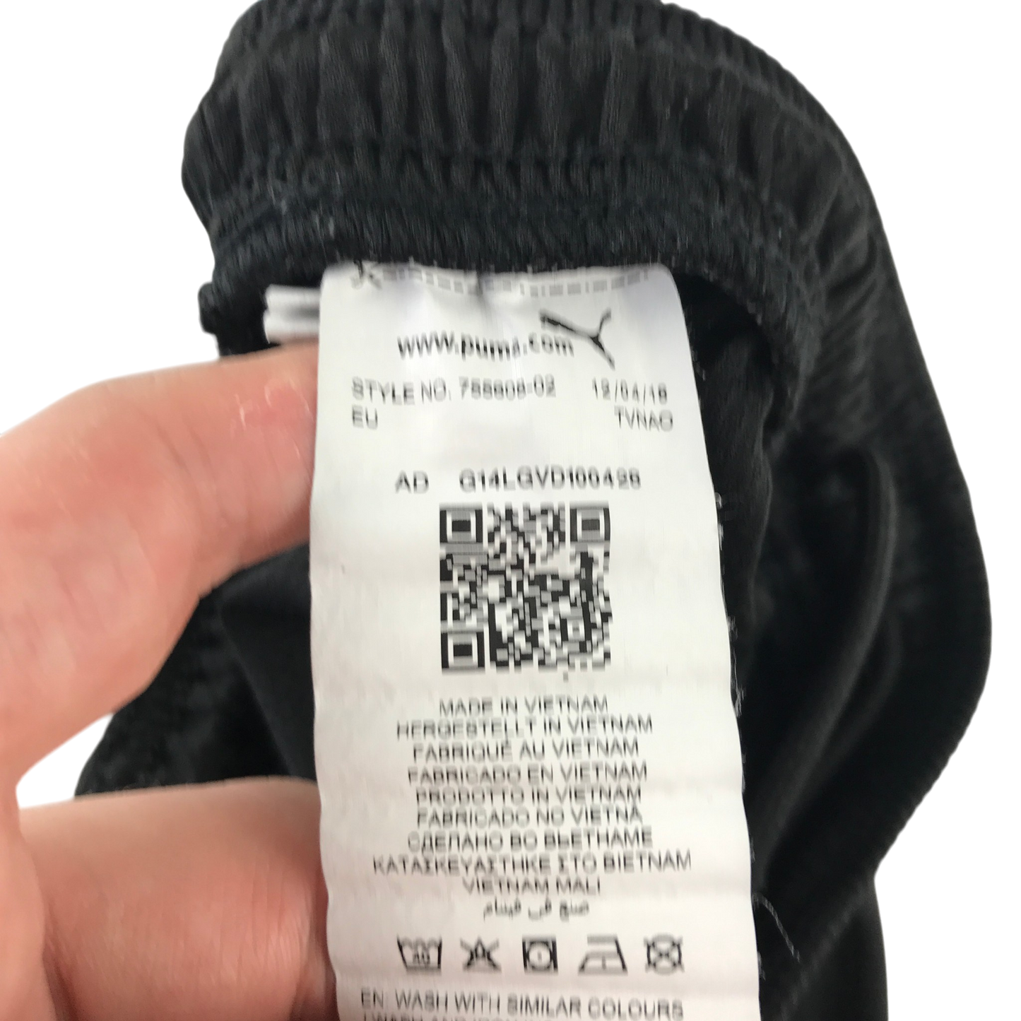 Puma 8-10 years black sports shorts