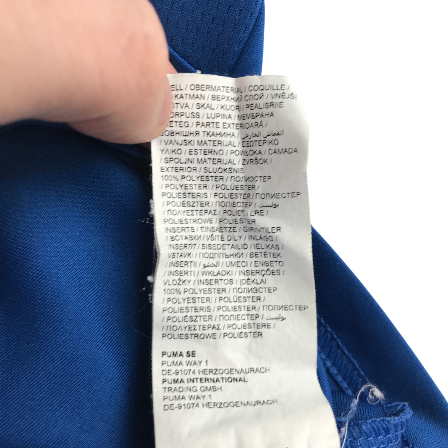 Puma 7-8 years blue sports top