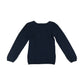 Tu Light Jumper Age 5 Navy Blue Sparkly Stripy Knit Pattern