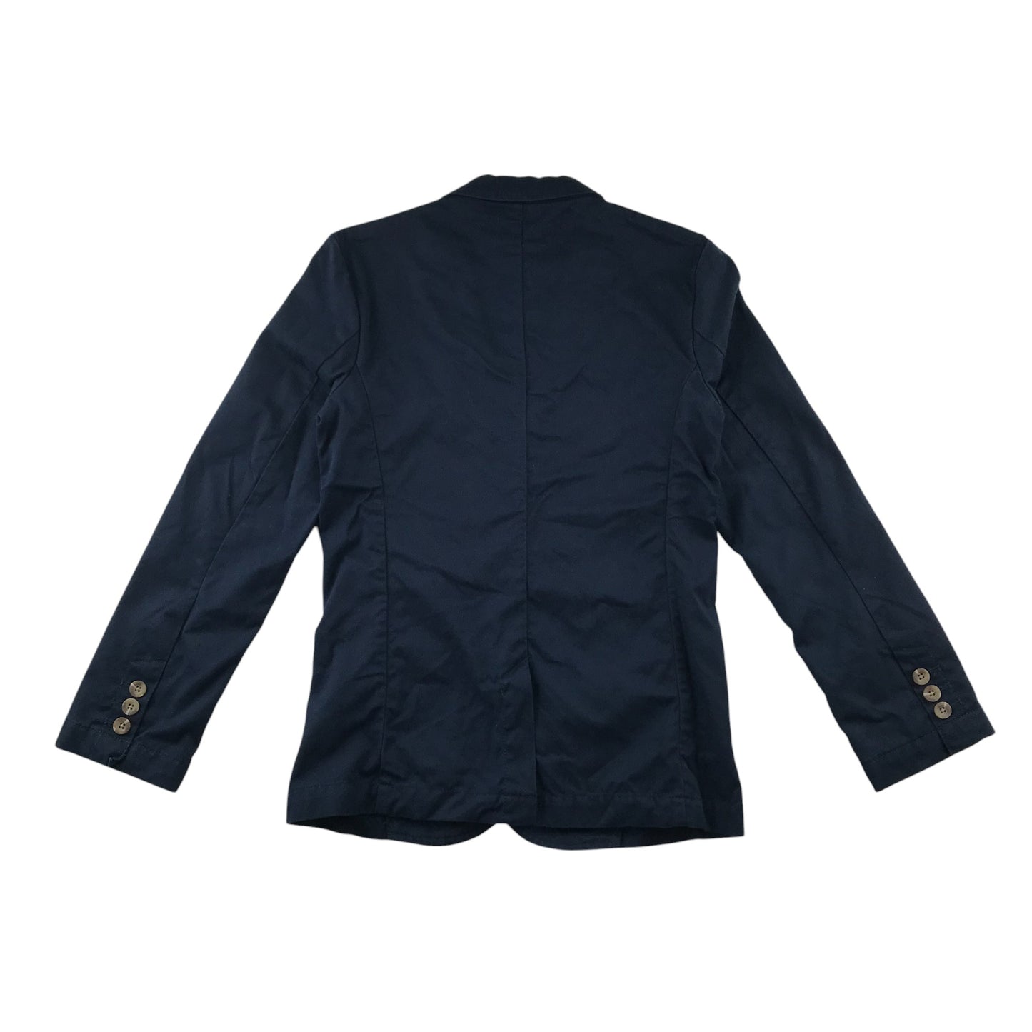 Next blazer 11-12 Years Navy blue plain cotton