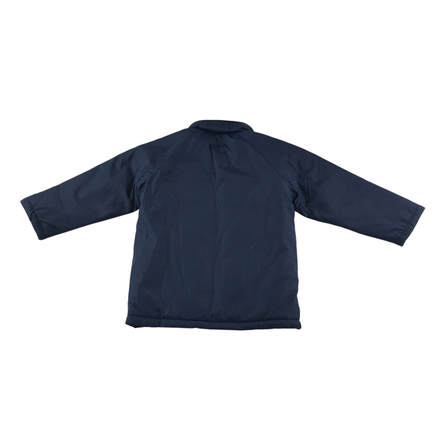 Beau Brummel light jacket chest 28inch kids navy warm lined shower resistant tuck hood