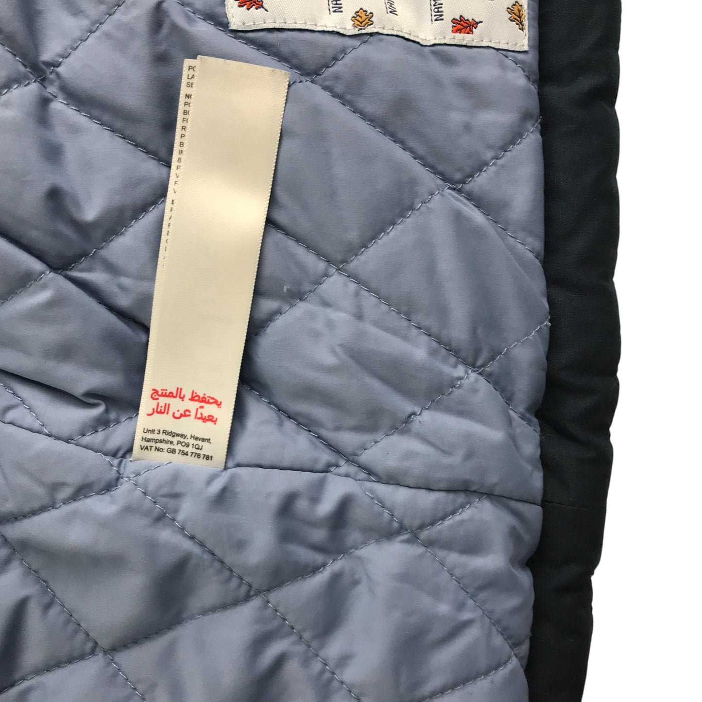 Fatface jacket 12-13 years navy parka fluffy and warm lining