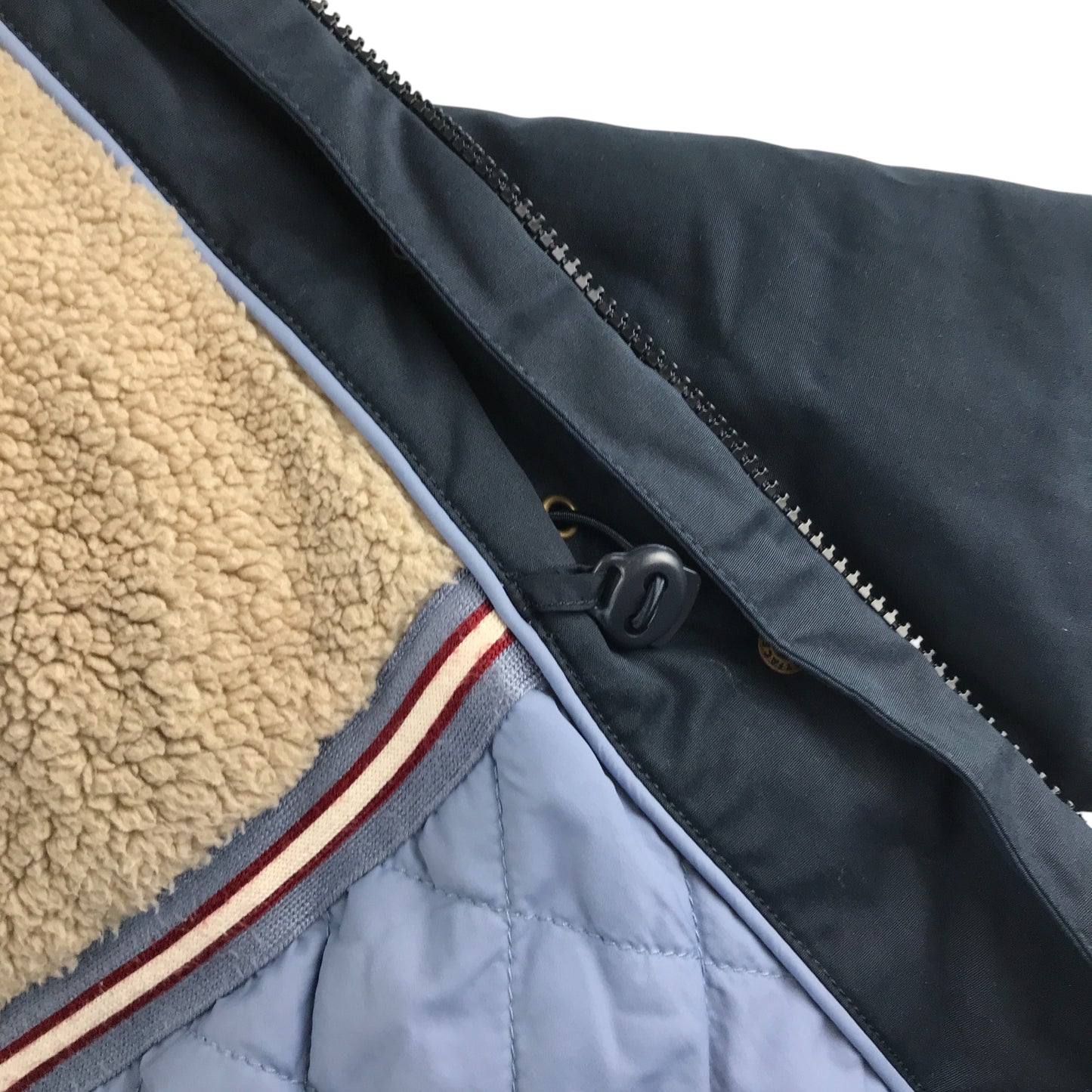 Fatface jacket 12-13 years navy parka fluffy and warm lining