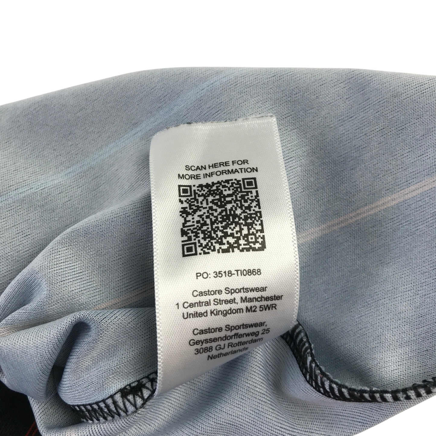 Castore 6-7 years black sports top