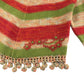 Pampolina Jumper Age 5 Red Green Multicolour Stripy Turtle Neck