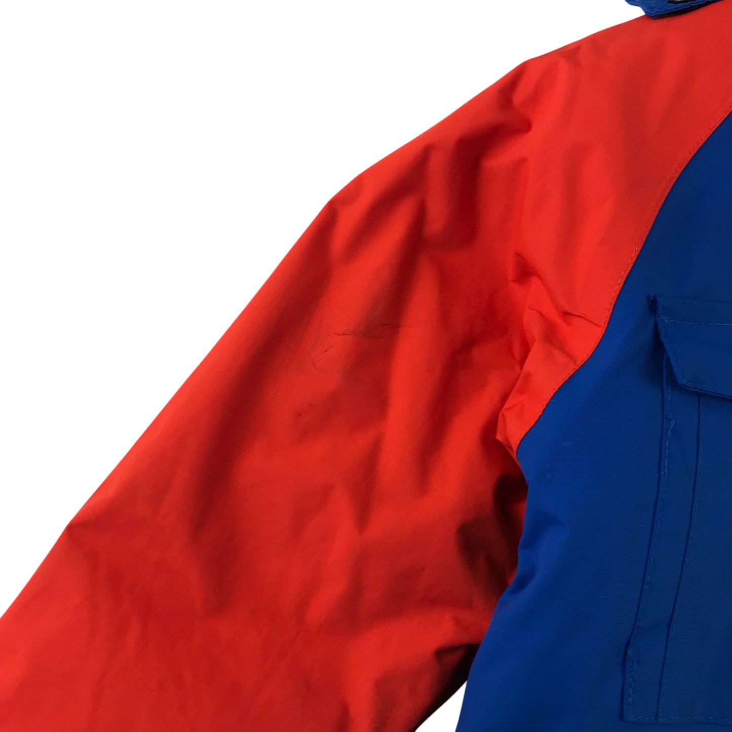 Trespass ski jacket 9-10 years blue and orange fleece lining waterproof