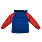 Trespass ski jacket 9-10 years blue and orange fleece lining waterproof
