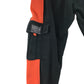 George Joggers Age 7 Black and Orange Combat Style
