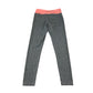 H&M sport leggings 11-12 years grey with peach elasticated waistband