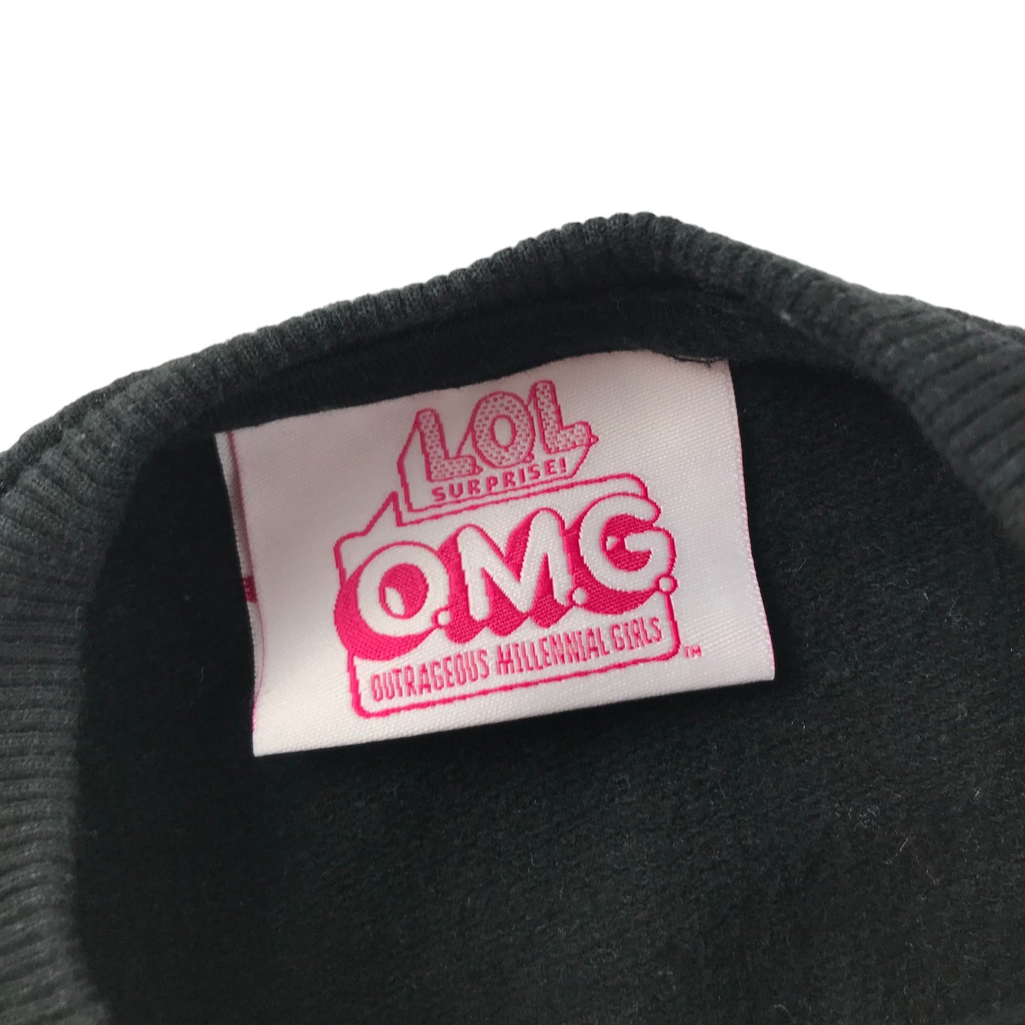 Matalan Sweater Age 5 Black Love LOL Print Jersey Frill Details Cotton