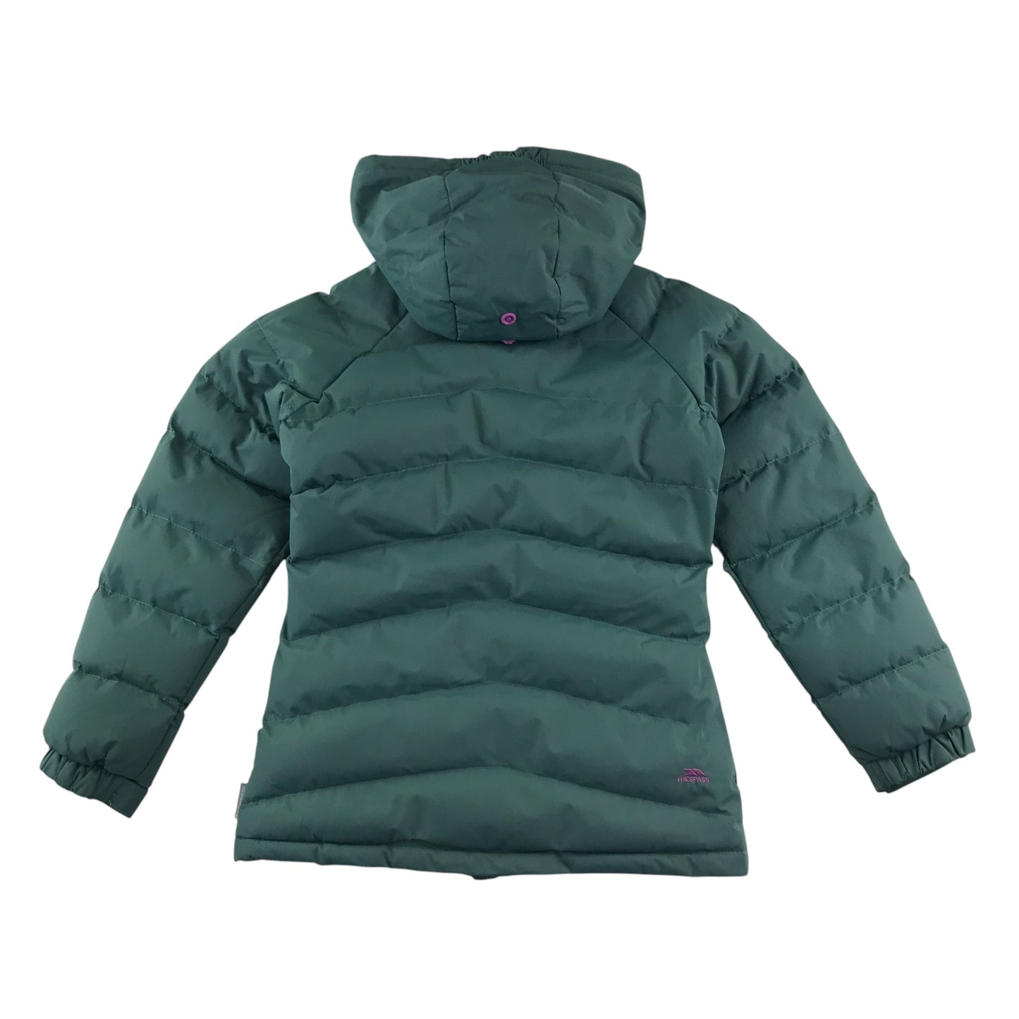 Trespass jacket 9-10 years greenish grey warm lining puffer waterproof