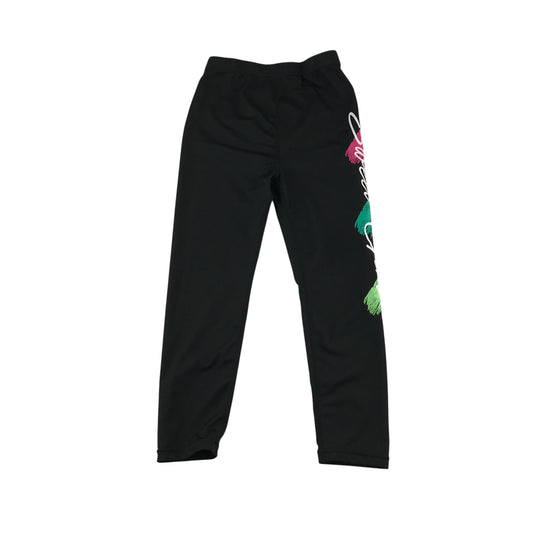 Shein sport leggings 5-6 years black with text design