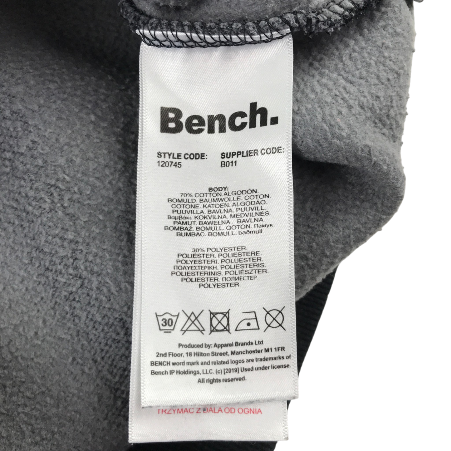 Preloved Bench hoodie for teens