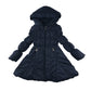 A-Dee jacket 7-8 years navy tiered sleeves puffer water resistant