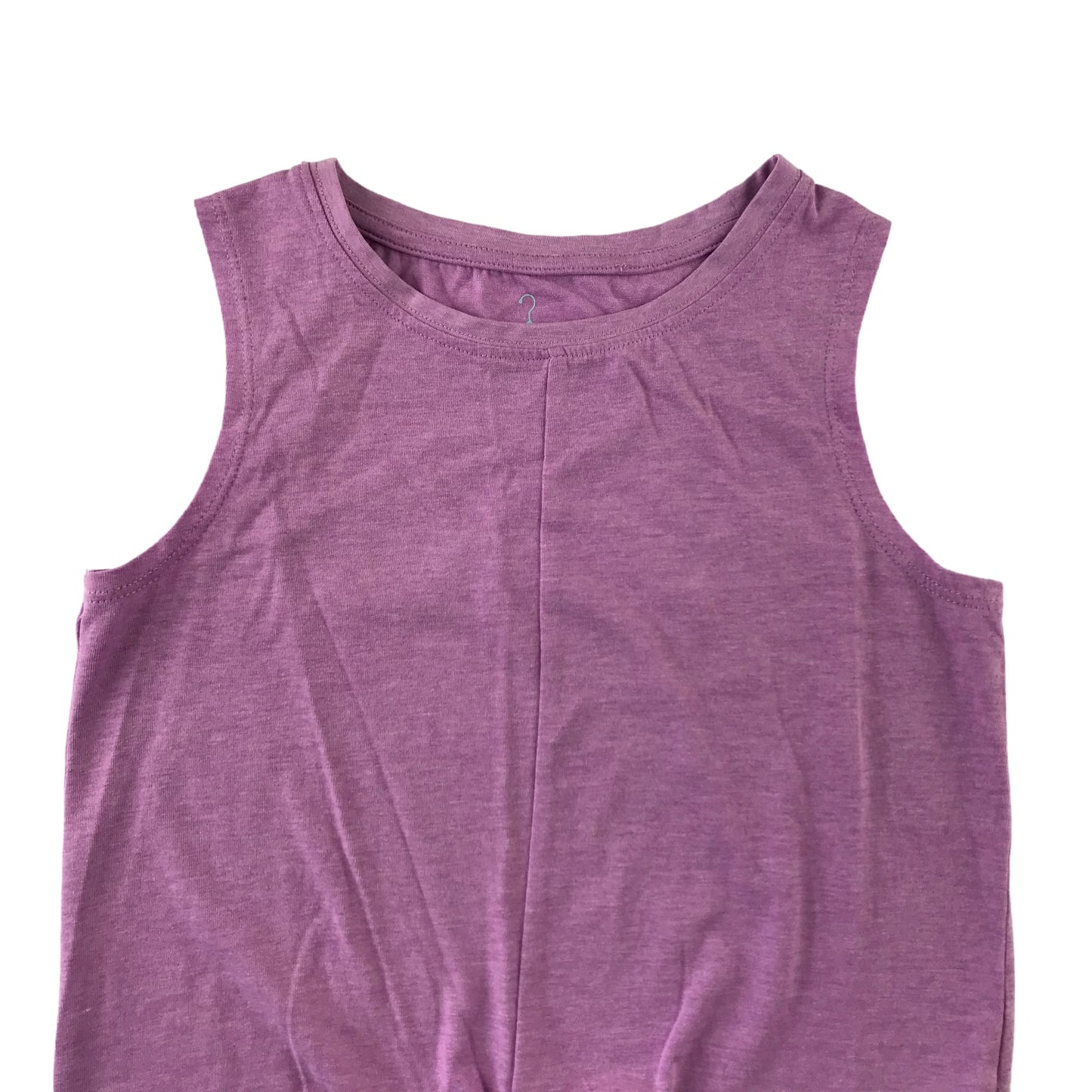 Next Top Age 9 Pinkish Purple Sleeveless Twist Hem Detail