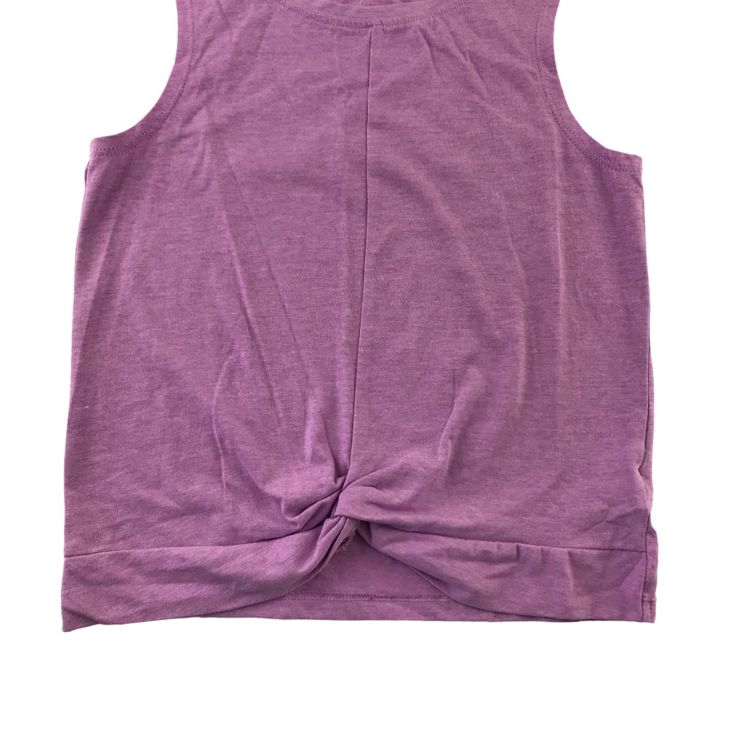 Next Top Age 9 Pinkish Purple Sleeveless Twist Hem Detail