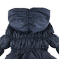 A-Dee jacket 7-8 years navy tiered sleeves puffer water resistant