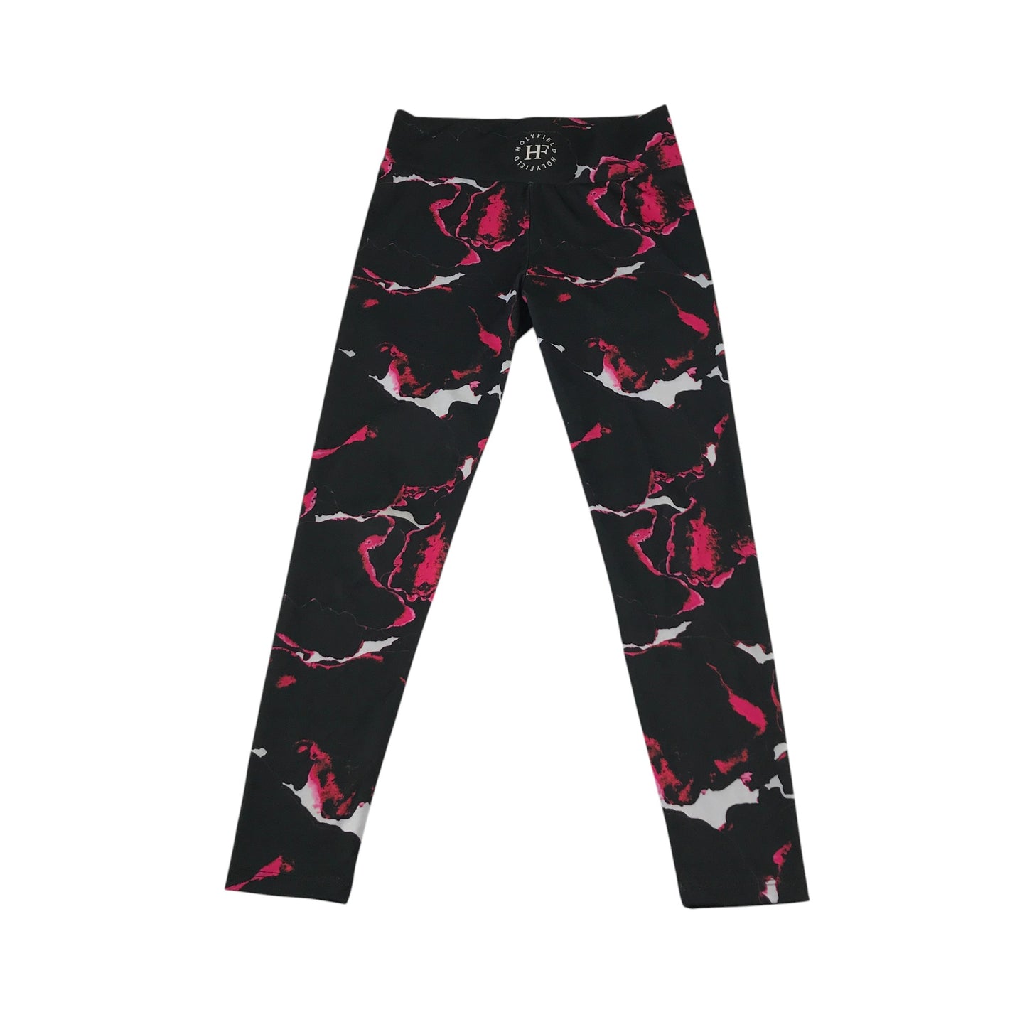 Holyfield sport leggings 8-9 years black with graphic design