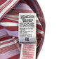 M&S Top Age 9 Burgundy Lilac White Stripy Tank Top