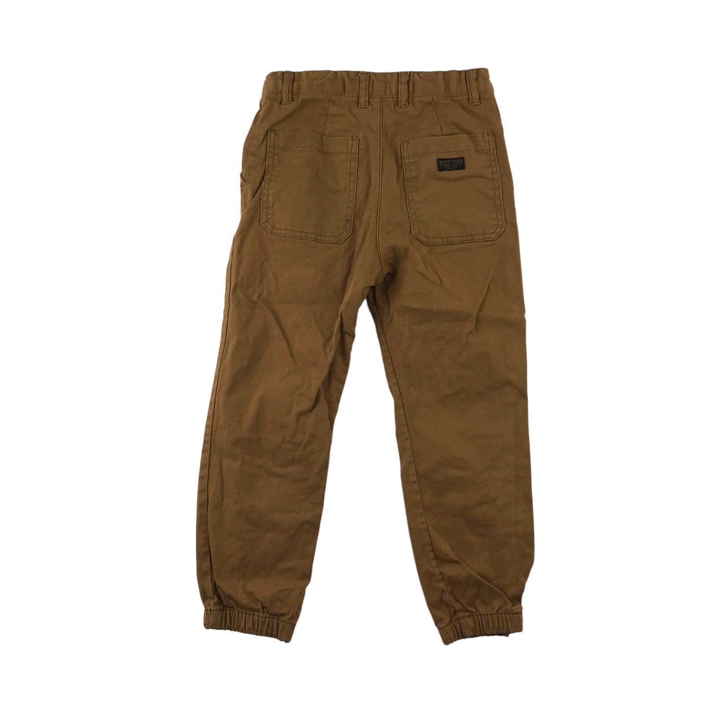 H&M trousers 7 years brown cuffed legs