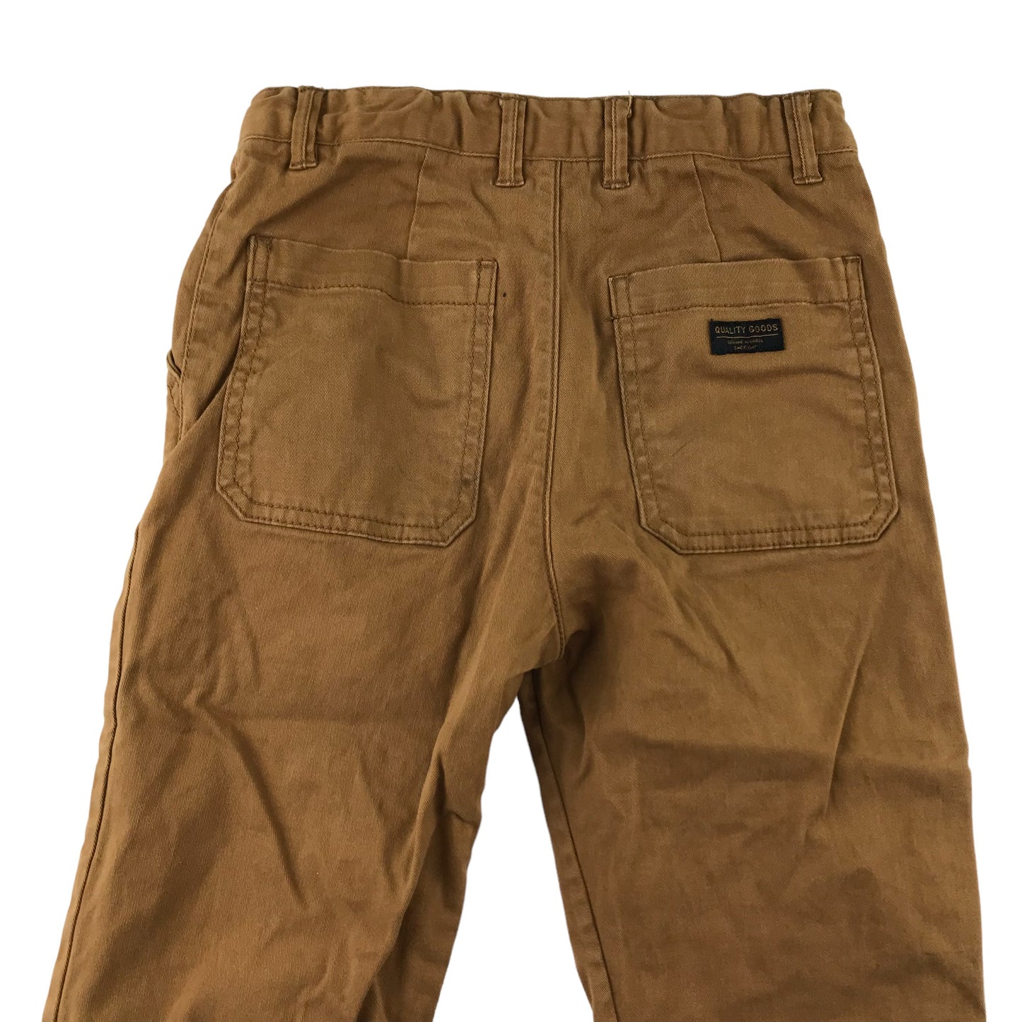 H&M trousers 7 years brown cuffed legs