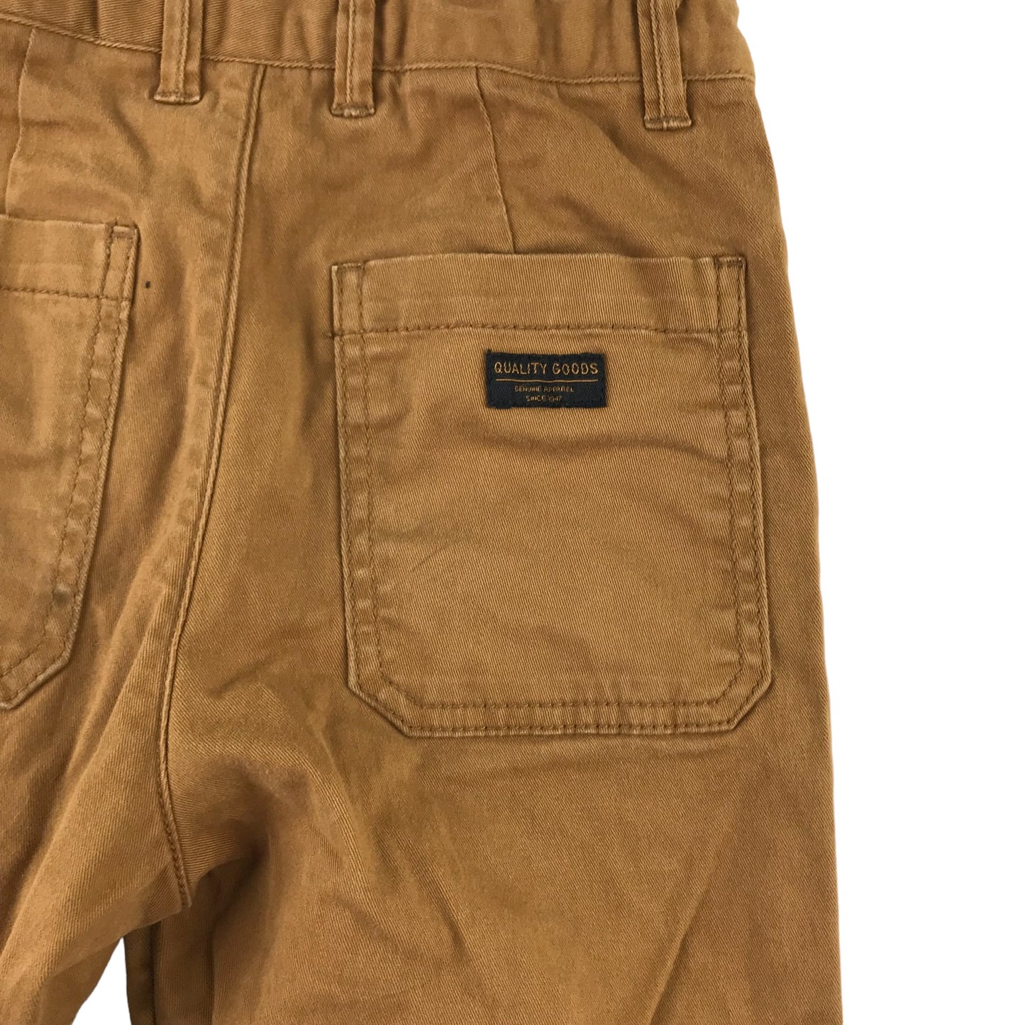 H&M trousers 7 years brown cuffed legs