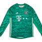 Adidas Bayern Munchen Football Strip 13-14 Years Green Graphic Print