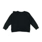 F&F Sweater Age 6 Black Plain Jersey Pullover Frilled Cotton
