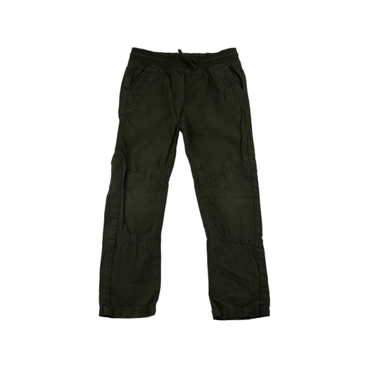 M&S Trousers Age 5 Khaki Green Pull-up Style