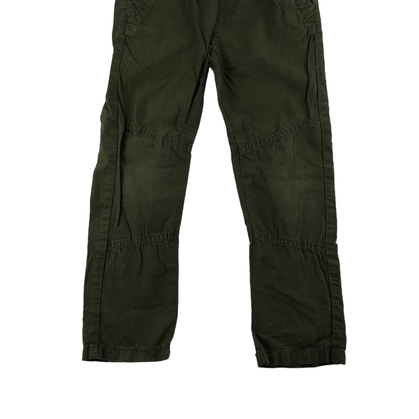 M&S Trousers Age 5 Khaki Green Pull-up Style