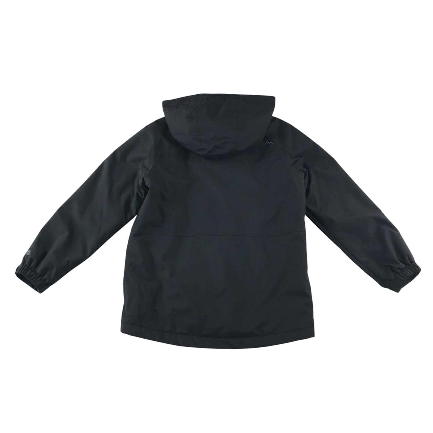 Peter Storm jacket 9-10 years black waterproof hard shell warm lining