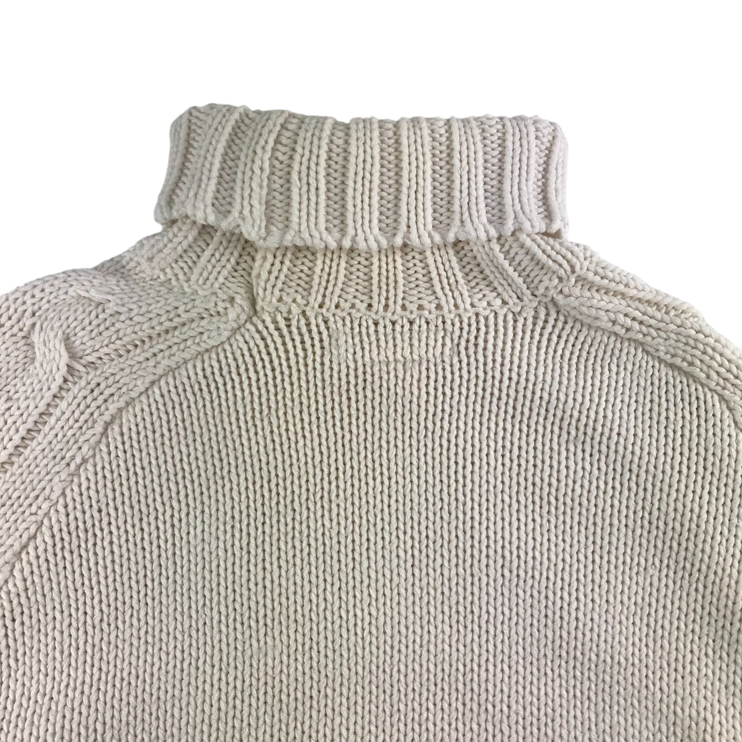 H&M Jumper Age 5 White Knitted Poncho Style