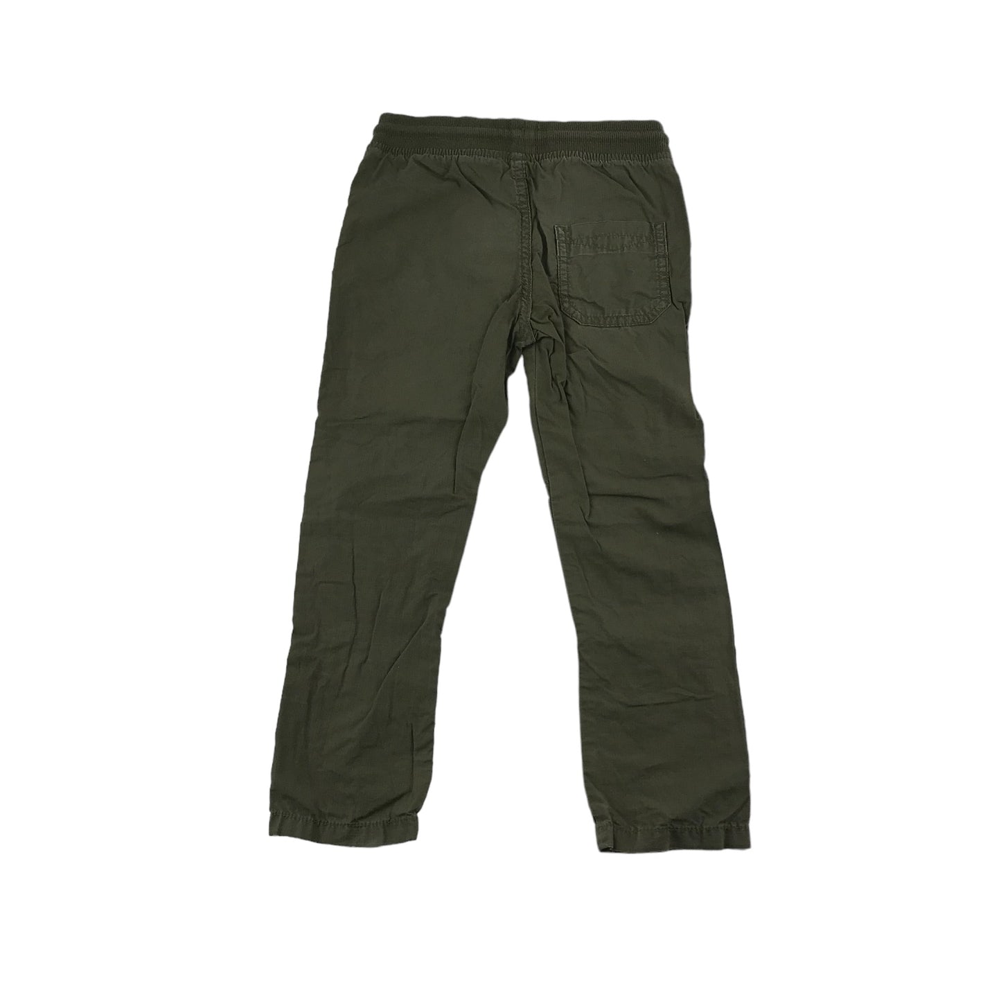 M&S Trousers Age 5 Khaki Green Pull-up Style