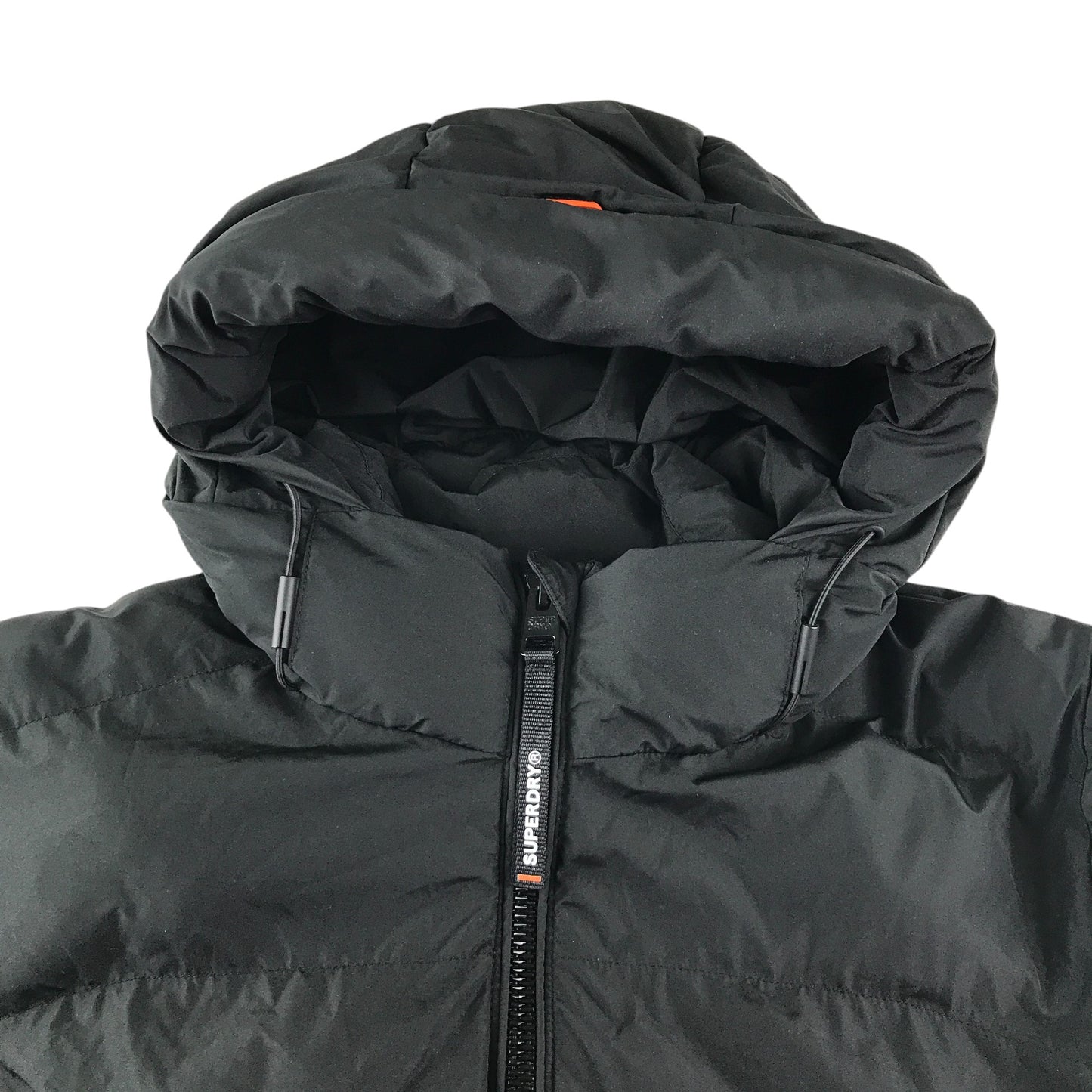 SuperDry jacket women's S black warm lining puffer water resistant