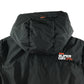 SuperDry jacket women's S black warm lining puffer water resistant
