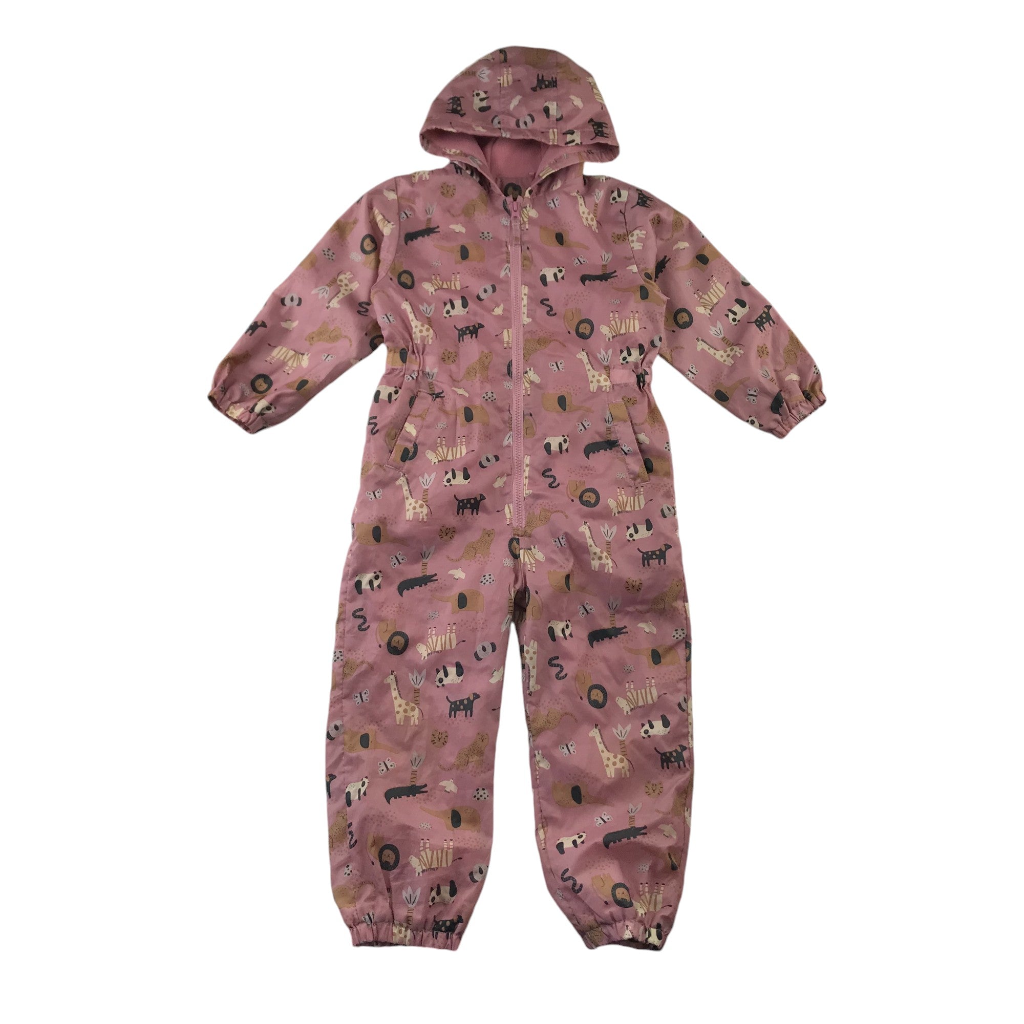 Nutmeg Overalls 5 6 Years Light Pink Fleece Lining Cuffed Legs and Arm ApparelXchange CIC