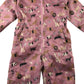 Nutmeg Overalls 5-6 Years Light Pink Fleece Lining Cuffed Legs and Arms