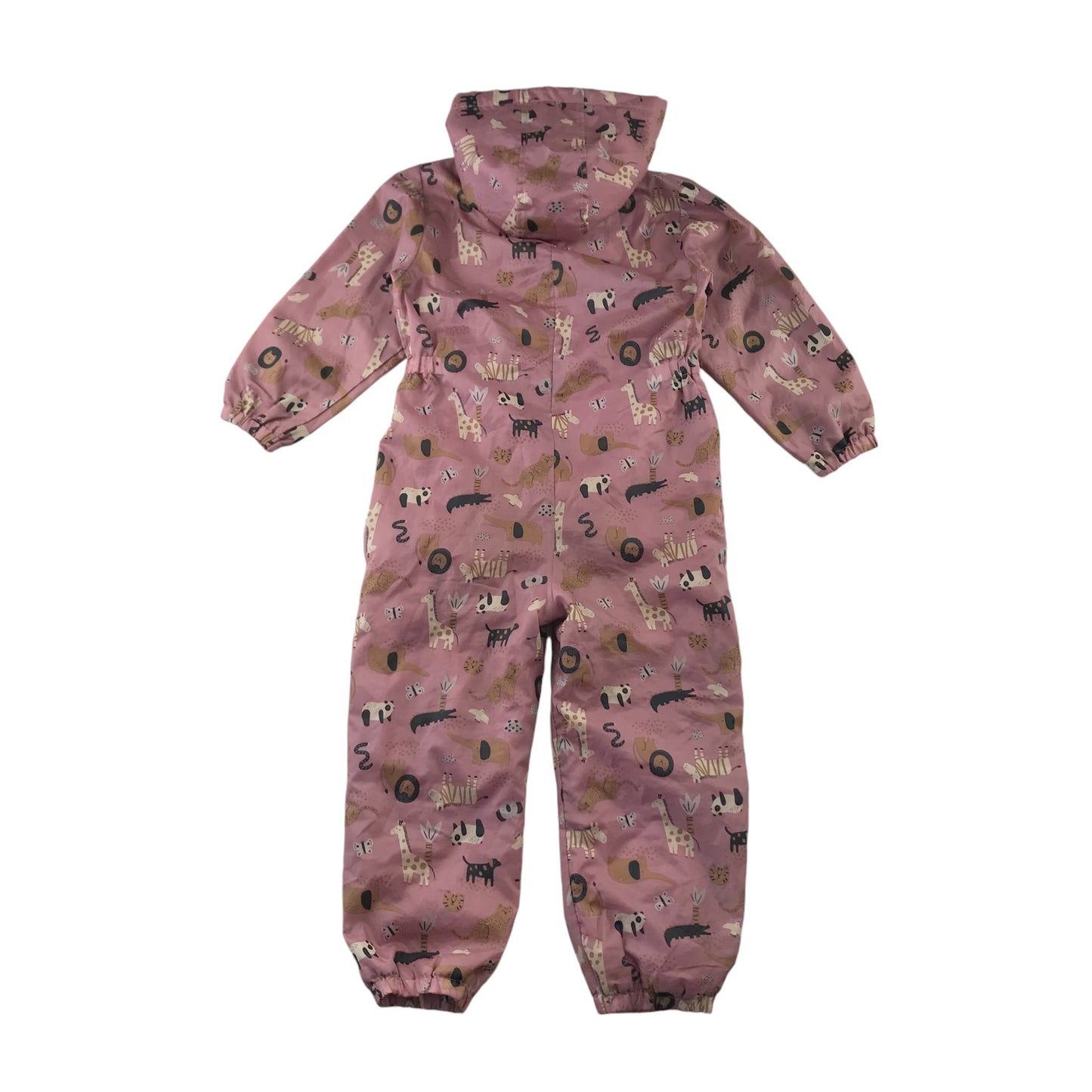 Nutmeg Overalls 5-6 Years Light Pink Fleece Lining Cuffed Legs and Arms