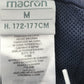 Macron Sports Joggers Set Men's M Navy and Yellow Detailing Mesh Lining