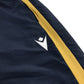 Macron Sports Joggers Set Men's M Navy and Yellow Detailing Mesh Lining