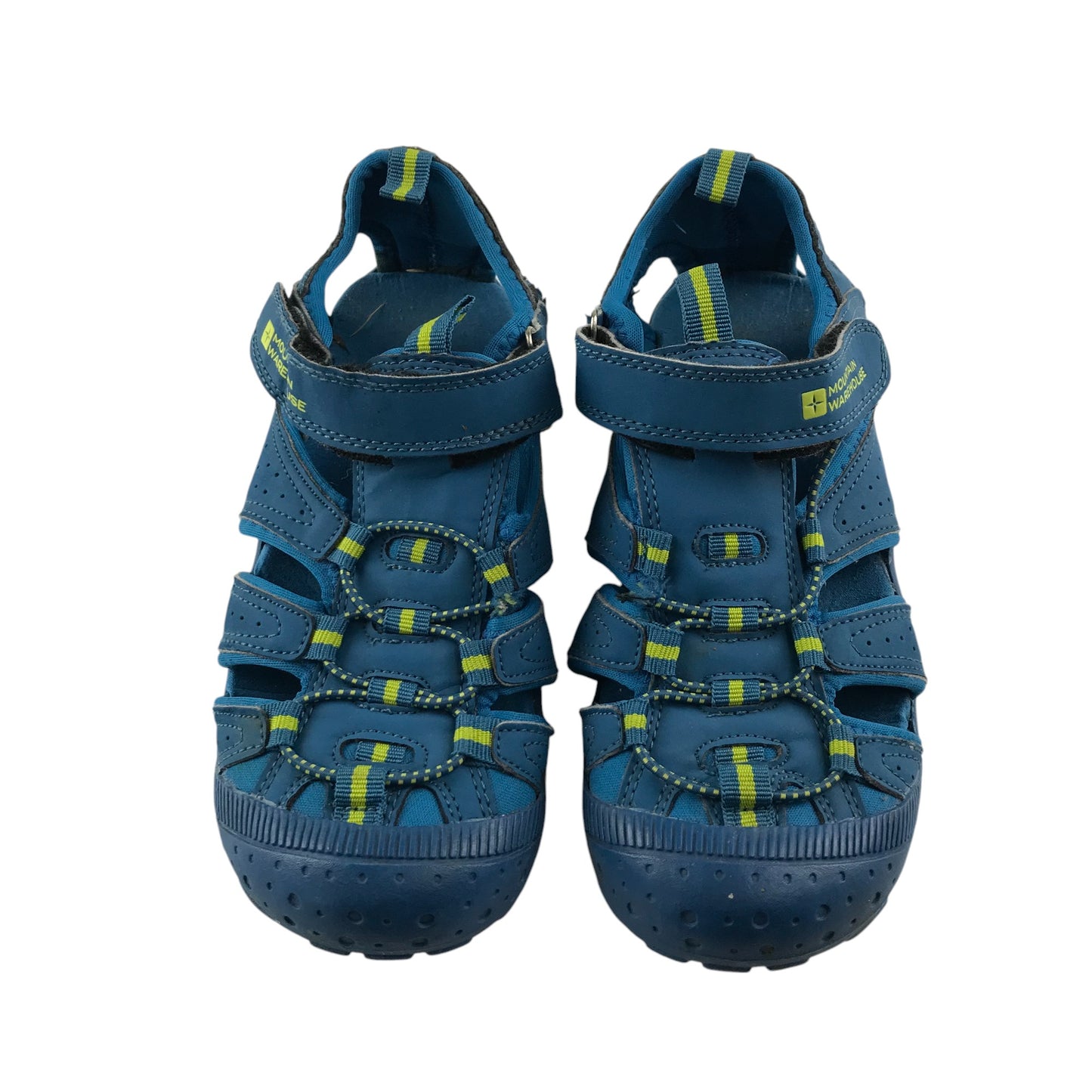 Mountain Warehouse sandals shoe size 3 blue walking sandals with hook and loop straps