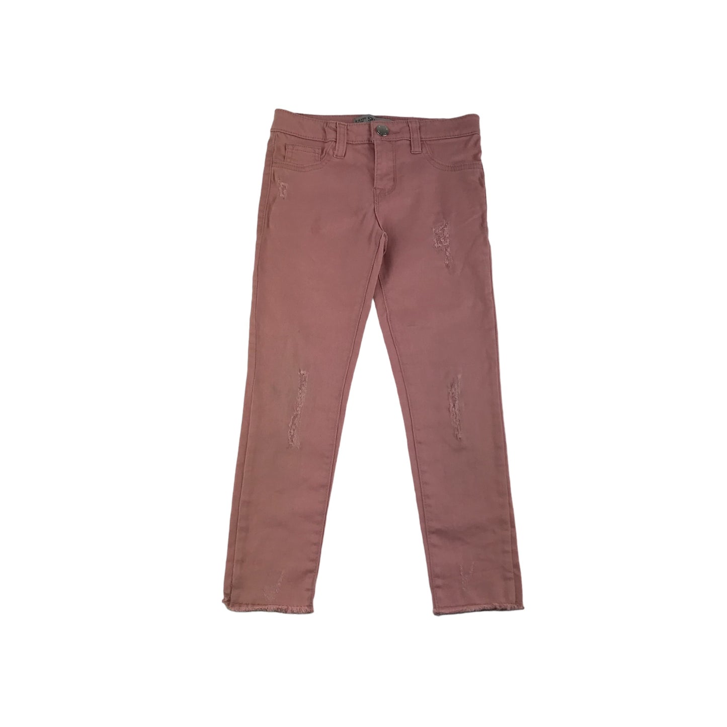 Primark Trousers Age 5 Pink Slim Stretchy