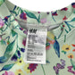 H&M swimsuit 7-8 years mint floral 2 piece set
